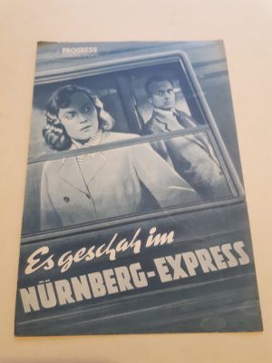 antiquarisches Buch – Progress Filmillustrierte 55/54: Es geschah im Nürnberg-Express