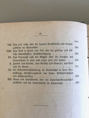 antiquarisches Buch – Imobersteg, J.  – Das Emmenthal nach Geschichte, Land und Leuten