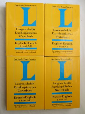 Der große Muret-Sanders / Langenscheidts: Enzyklopädisches Wörterbuch - Englisch (in 4 Bänden) / Langenscheidts: Encyclopedic dictionary - German (in […]