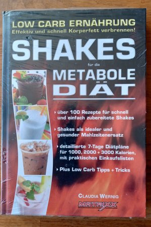 Shakes für die Metabole Diät - Low Carb Ernährung - Effektiv und schnell Körperfett verbrennen