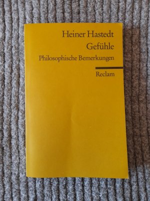 Gefühle - Philosophische Bemerkungen