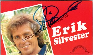 gebrauchtes Buch – Erik Silvester – Autogramm Erik Silvester (1942-2008) /// Autogramm Autograph signiert signed signee