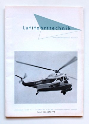 antiquarisches Buch – Schulz, Richard W – Luftfahrttechnik. Band 5 Nr. 7 Juli 1959. Fachheft Werkstoffe.