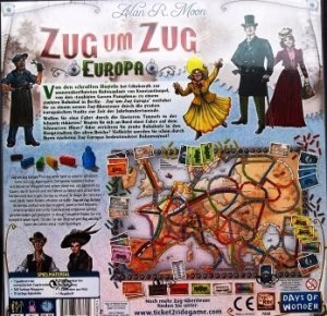 neues Spiel – Mitarbeit:Moon, Alan R. – Zug um Zug, Europa (Spiel)