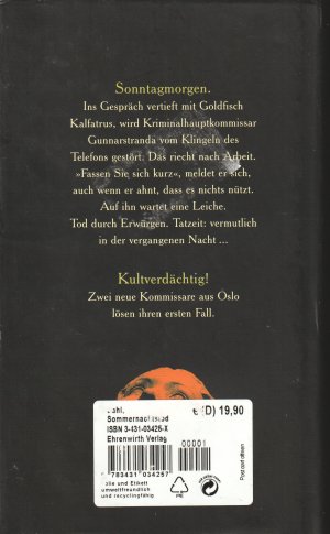 gebrauchtes Buch – Dahl, Kjell O – Sommernachtstod