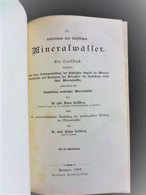 Natürlichen und künstlichen Mineralwässer