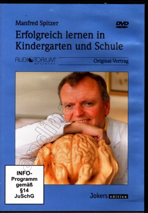 gebrauchter Film – Erfolgreich lernen in Kindergarten und Schule // Originalaufzeichnung seines Vortrages vom 13. Juni 2005 in Tuttlingen // Manfred Spitzer