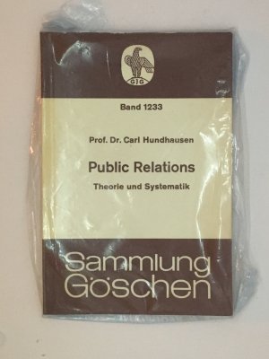 Public Relations Theorie und Systematik