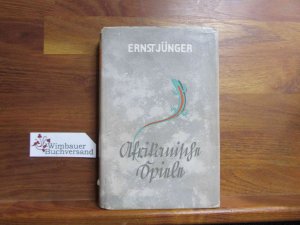 Afrikanische Spiele *** Einbandvariante der ERSTAUSGABE *** Mit Postkarte von Jüngers Kaserne