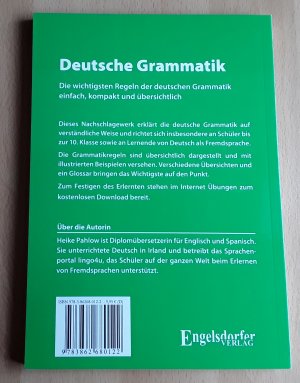 gebrauchtes Buch – Heike Pahlow – Deutsche Grammatik - einfach, kompakt und übersichtlich