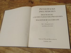 Zwei Märchen. Der Schuhu und die fliegende Prinzessin / Magister Knauerhase - Mit 17 Radierungen von Heinz Zander