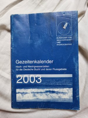 Gezeitenkalender 2003