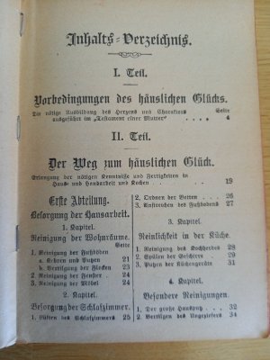 antiquarisches Buch – Kommission des Verbandes "Arbeiterwohl" – Wegweiser zum häuslichen Glück für Mädchen