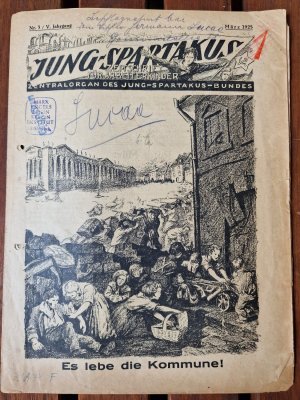 Jung-Spartakus - Zeitschrift für Arbeiterkinder. Zentralorgan des Jung-Spartakus-Bundes. V. Jahrgang, Nr. 3. März 1925.