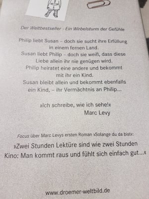 gebrauchtes Buch – Marc Levy – Wo bist Du?