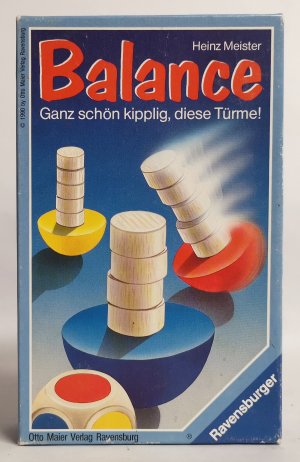 gebrauchtes Spiel – Heinz Meister – Balance Ganz schön kipplig, diese Türme 1990 Ravensburger 006274 - ab 5 Jahren