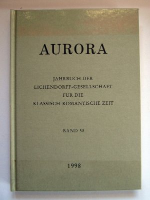 Aurora - Jahrbuch der Eichendorffgeselschaft