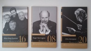 gebrauchtes Buch – Zeitverlag Gerd Bucerius GmbH & Co – Otto Klemperer - Die Zeit Klassik-Edition Band 20 / Alban Berg Quartett - Die Zeit Klassik-Edition Band 16 / Roger Norrington - Die Zeit Klassik-Edition Band 08