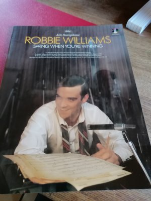 gebrauchtes Buch – Robbie Williams – Swing When You're Winning, alto saxophone, w. Audio-CD