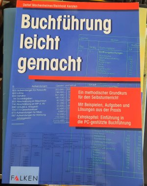 gebrauchtes Buch – Machenheimer, Detlev; Kersten – Buchführung leicht gemacht