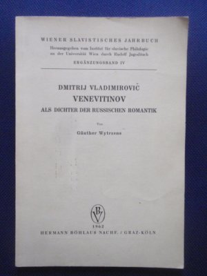 Dmitrij Vladimirovic Venevitinov als Dichter der russischen Romantik.