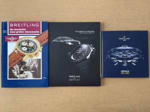 5 x Breitling, Rolex): Breitling. Die Geschichte einer großen Uhrenmarke. - 1884 bis heute. The Essence of Britain: Breitling for Bentley. Breitling 1884 […]