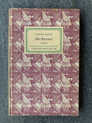 antiquarisches Buch – Nikolai Gogol – Der Revisor [insel Bücherei 369]