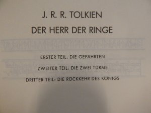 Der Herr der Ringe - 1., 2. + 3. Teil in einem Buch