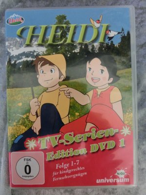 HEIDI- Edition 1, Folgen 1 - 7, 1 DVD,  sehr gut!