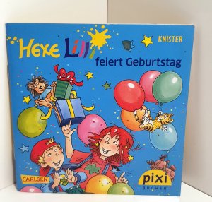 gebrauchtes Buch – Illustr. Birgit Rieger – Hexe Lilli feiert Geburtstag. Pixi Nr. 1925. Pixi-Serie 212. Mini-Buch. KNISTER