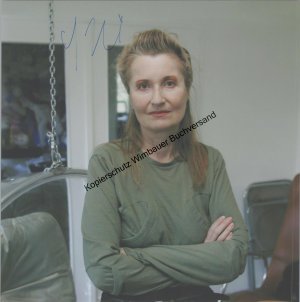 Original Autograph Elfriede Jelinek /// Autogramm Autograph signiert signed signee