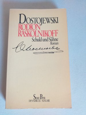 gebrauchtes Buch – Dostojewski – Rodion Raskolnikoff