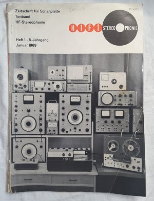 antiquarisches Buch – Hifi Stereophonie Januar 1969 1/69