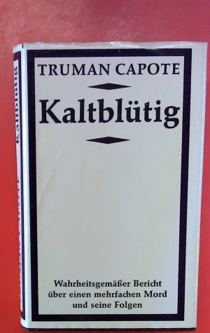 gebrauchtes Buch – Truman Capote – Kaltblütig