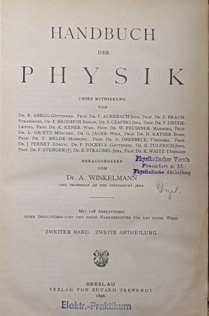 Handbuch der Physik