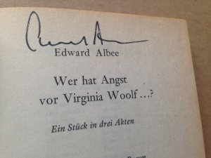 Wer hat Angst vor Virginia Woolf ...? - SIGNIERT von Edward Albee