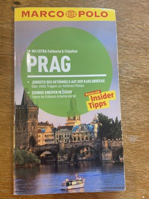 gebrauchtes Buch – Antje Buchholz – MARCO POLO Reiseführer Prag - Reisen mit Insider-Tipps. Mit EXTRA Faltkarte & Cityatlas