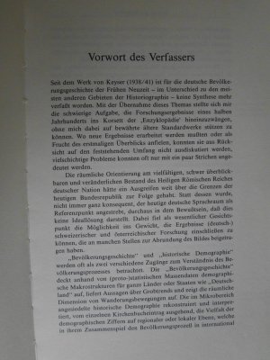 gebrauchtes Buch – Christian Pfister – Bevölkerungsgeschichte und historische Demographie 1500-1800