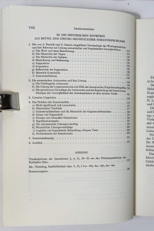 gebrauchtes Buch – Heinz ENDERS – Sprachlogische Traktate des Mittelalters u. d. Semantikbegriff. 1975, Orig.-Kart. *ERSTE AUSGABE*