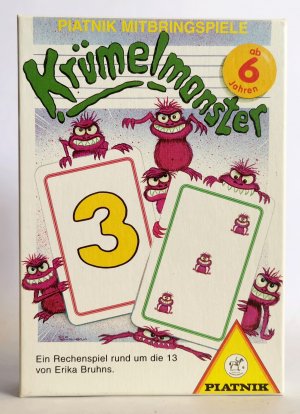 gebrauchtes Spiel – Erika Bruhns – Krümelmonster 1996 Piatnik A2 7032 - ab 6 Jahren - für 2 - 6 Spieler - Spieldauer 30 Minuten