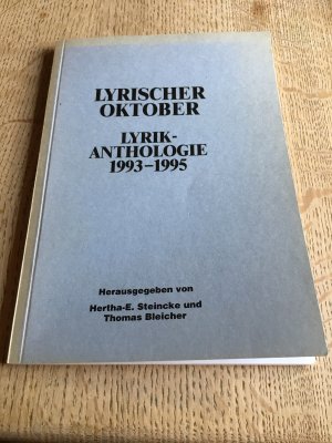 Lyrischer Oktober Lyrik-Anthologie 1993-1995