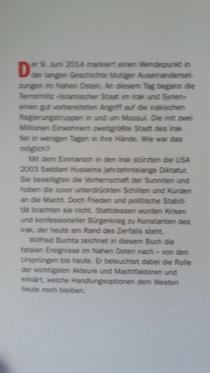 gebrauchtes Buch – Wilfried Buchta – Terror vor Europas Toren - Der Islamische Staat, Iraks Zerfall und Amerikas Ohnmacht