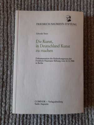 Die Kunst, in Deutschland Kunst zu machen