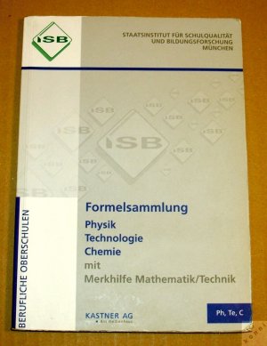 gebrauchtes Buch – Formelsammlung Physik Technologie Chemie mit Merkhilfe Mathematik/Technik