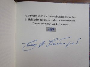 gebrauchtes Buch – Ernst Jünger – Autor und Autorschaft. SIGNIERT NUMERIERT VORZUGSAUSGABE