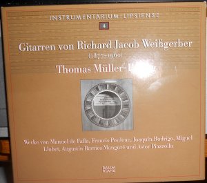 gebrauchter Tonträger – Gitarren von Richard Jacob Weißgerber (1877- 1960)  – Thomas Müller-Pering, Gitarre