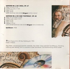 gebrauchter Tonträger – CD  Die Klassik Sammlung - Beethoven  Die großen Sinfonien / - Beethoven  Werke der Reife         58