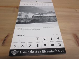 antiquarisches Buch – Freunde der Eisenbahn e – FdE-Kalender 11. Jahrgang 1969 - Europäischer Eisenbahn-Kalender