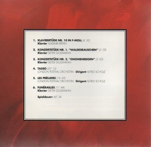 gebrauchter Tonträger – CD  Die Klassik Sammlung - Liszt  Programmatische Musik  93 /- Liszt  Virtuosität und Leidenschaft  60