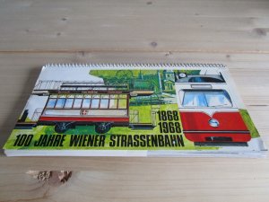 antiquarisches Buch – 100 Jahre Wiener Strassenbahn 1868-1968 Kalender